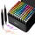 Extralink alkoholisches Marker-Set, 120 Farben, doppelte Spitze