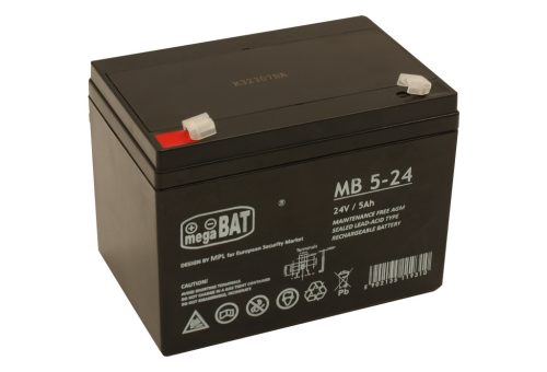 MPLPower MB 5-24 24V 5Ah AGM VRLA akkumulátor