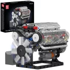 Mould King V8 Motor Bausatz 10088S - 552 Teile, Motorisiertes Modell