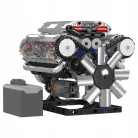 Mould King V8 Motor Bausatz 10088S - 552 Teile, Motorisiertes Modell