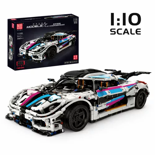 Mould King Regera Hypercar Ferngesteuertes Bauset 13120S - 3063 Teile