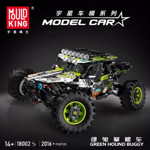 Mould King Grüner Hound Buggy Bausatz 18002S - 2016 Teile
