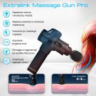 Extralink Pro Muscle Massager, 3800 RPM, 6 interchangeable heads