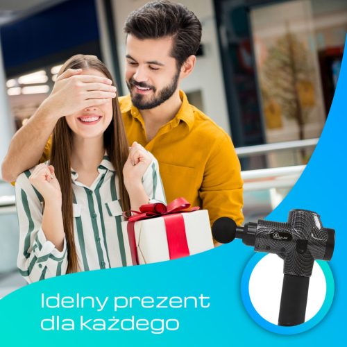 Extralink Pro Muscle Massager, 3800 RPM, 6 interchangeable heads