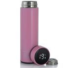 Extralink Smart Travel Mug, pink thermal mug with LED display