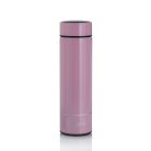Extralink Smart Travel Mug, pink thermal mug with LED display