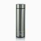 Extralink Smart Travel Mug, silberner Thermobecher mit LED-Display