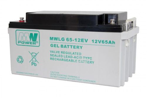 MPLPower MWLG 65-12EV 12V 65Ah VRLA GEL akkumulátor