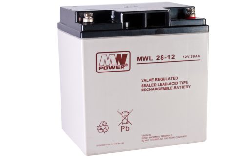 MPLPower MWL 28-12 12V 28Ah AGM VRLA akkumulátor