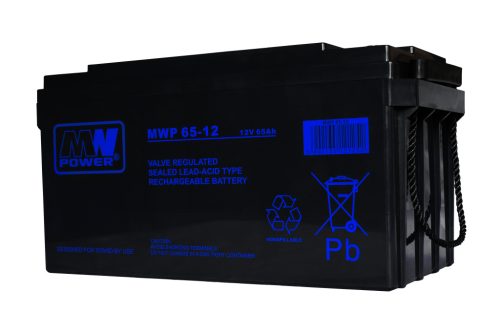 MPLPower MWP 65-12 12V 65Ah AGM VRLA akkumulátor