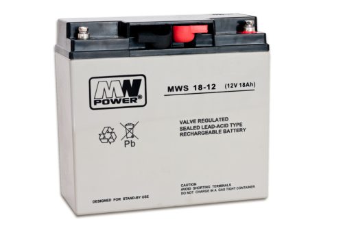 MPLPower MWS 18-12 12V 18Ah AGM VRLA akkumulátor