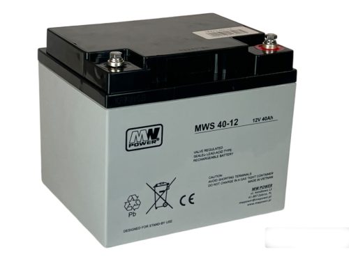 MPLPower MWS 40-12 12V 40Ah AGM VRLA akkumulátor