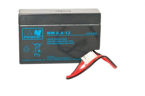 MPLPower MW 0.8-12 12V 0,8Ah AGM VRLA akkumulátor