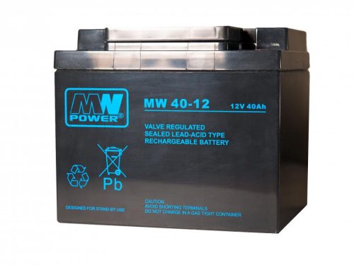 MPLPower MW 40-12 12V 40Ah AGM VRLA akkumulátor