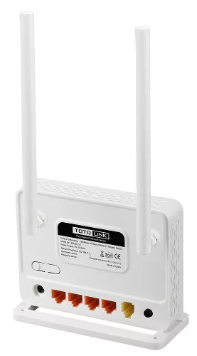 Totolink ND300 V2 | WiFi Router | 300Mb/s, 2,4GHz, 3x RJ45 100Mb/s,1x RJ11, ADSL2/2+, 2x 5dBi