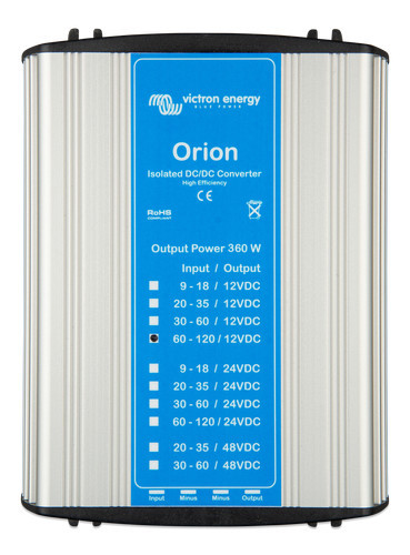 Victron Energy Orion 110/24-15A (360W) DC/DC konverter; 60-140V / 24V 15A; 360W