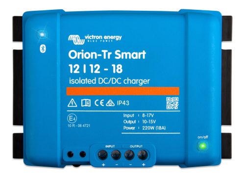Victron Energy Orion-Tr Smart 12/12-30A 12V 30A leválasztott DC-DC akkumulátortöltő