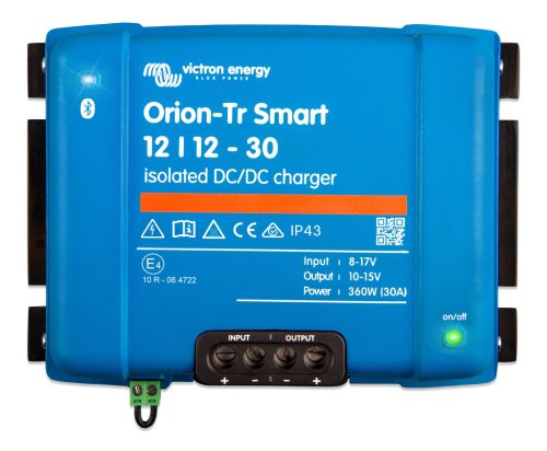 Victron Energy Orion-Tr Smart 12/12-30A 12V 30A leválasztott DC-DC akkumulátortöltő