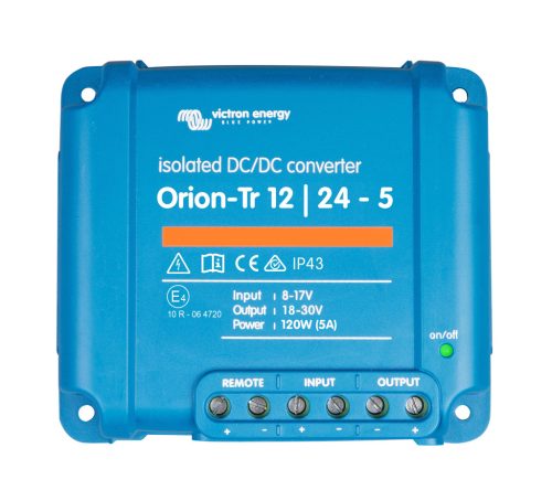 Victron Energy Orion-Tr 12/24-5A (120W) DC/DC konverter; 8-17V / 24V 5A; 120W