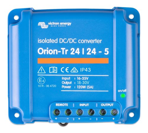 Victron Energy Orion-Tr 12/24-5A (120W) DC/DC konverter; 8-17V / 24V 5A; 120W