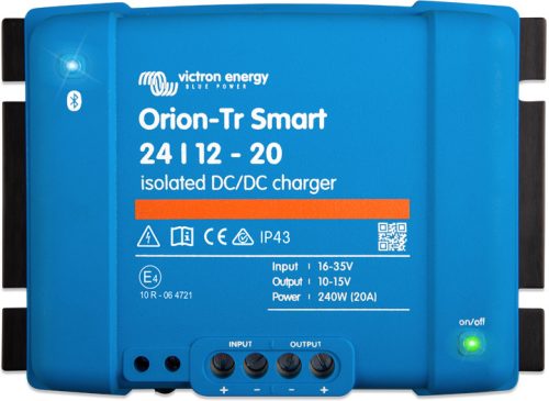 Victron Energy Orion-Tr Smart 24/12-20A 12V 20A leválasztott DC-DC akkumulátortöltő