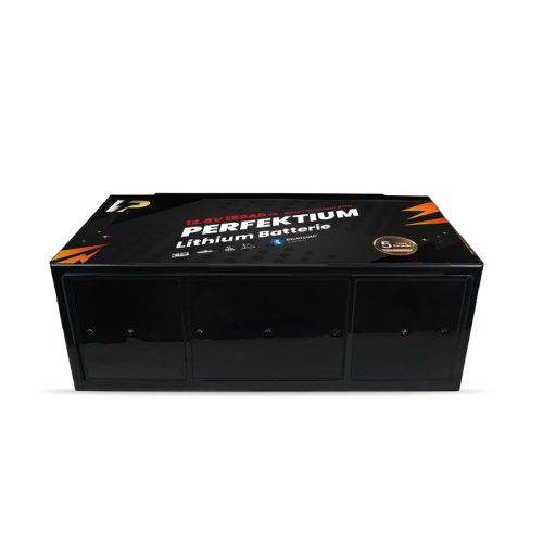 Perfektium PB series 12.8V 150Ah Lithium LiFePO4 battery (BMS, Bluetooth) for solar systems, motorhomes, boats
