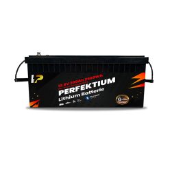   Perfektium PB sorozat 12.8V 200Ah Lítium LiFePO4 akkumulátor (BMS, Bluetooth) Napelemes rendszerekhez, Lakóautókhoz, Hajókhoz