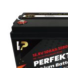Perfektium PB series 12.8V 100Ah Lithium LiFePO4 battery (BMS, Bluetooth) for solar systems, motorhomes, boats