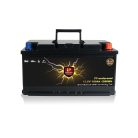 Perfektium PF series 12.8V 100Ah Underseat Lithium LiFePO4 battery (BMS, Bluetooth, Heating Film) for solar systems, RVs, boats