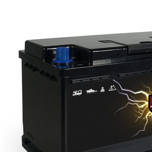 Perfektium PF series 12.8V 100Ah Underseat Lithium LiFePO4 battery (BMS, Bluetooth, Heating Film) for solar systems, RVs, boats