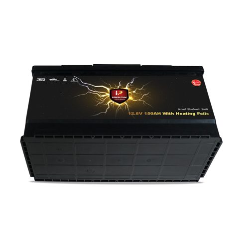 Perfektium PF series 12.8V 150Ah Underseat Lithium LiFePO4 battery (BMS, Bluetooth) for solar systems, RVs, boats