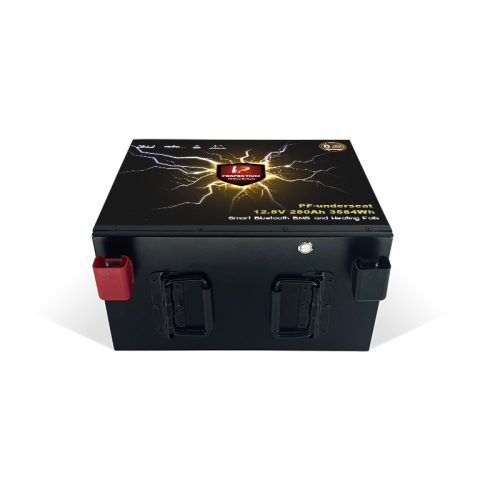 Perfektium PF Series 12.8V 280Ah Underseat Lithium LiFePO4 Battery (BMS, Bluetooth, Heating Film) for Solar Systems, RVs, Boats