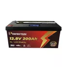 Perfektium PL Serie 12.8V 200Ah Lithium LiFePO4 Batterie (integriertes BMS und LCD-Display) für Solarsysteme, Wohnmobile, Boote