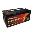 Perfektium PL Serie 12.8V 200Ah Lithium LiFePO4 Batterie (integriertes BMS und LCD-Display) für Solarsysteme, Wohnmobile, Boote