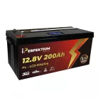 Perfektium PL Serie 12.8V 200Ah Lithium LiFePO4 Batterie (integriertes BMS und LCD-Display) für Solarsysteme, Wohnmobile, Boote