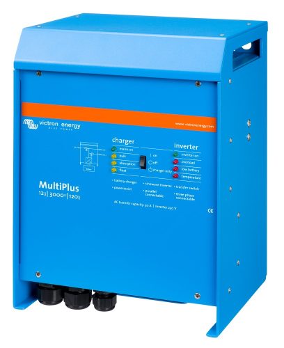 Victron Energy MultiPlus 12V 3000VA/2400W 120A-16A inverter beépített akkumulátortöltővel