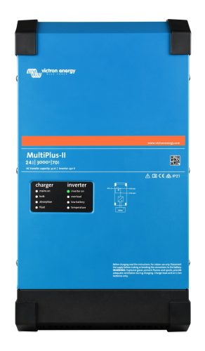 Victron Energy MultiPlus-II 12V 3000VA/2400W inverter beépített akkumulátortöltővel