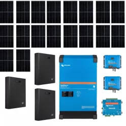   PRO07 Szigetüzemű napelemes rendszer Victron Energy Multiplus-II 48V 5000VA, 15kWh energiatárolóval