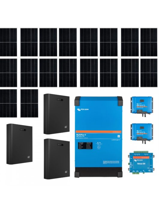 PRO07 Szigetüzemű napelemes rendszer Victron Energy Multiplus-II 48V 5000VA, 15kWh energiatárolóval
