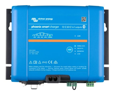 Victron Energy Phoenix Smart IP43 12V 30A (1+1) akkumulátortöltő