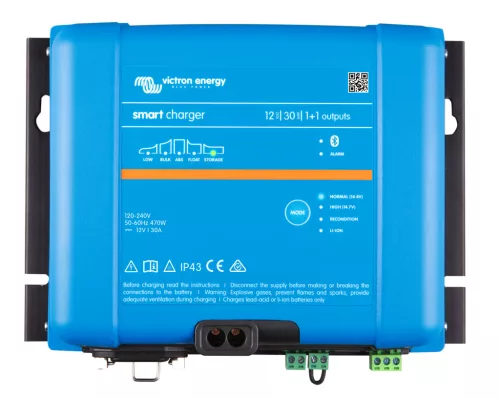 Victron Energy Smart IP43 Charger 12/30(1+1) 120-240V