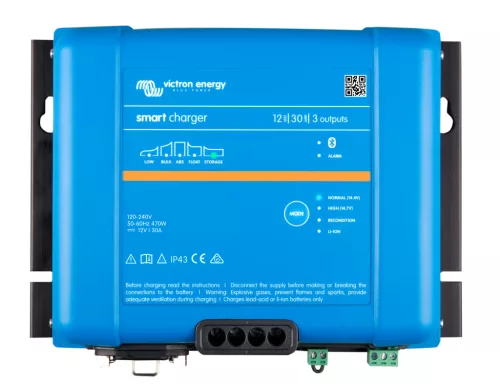 Victron Energy Smart IP43 Charger 12/30(3) 120-240V