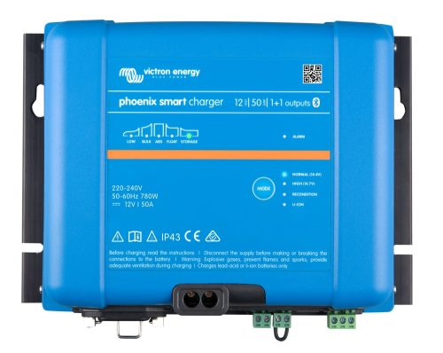 Victron Energy Phoenix Smart IP43 12V 50A (1+1) akkumulátortöltő