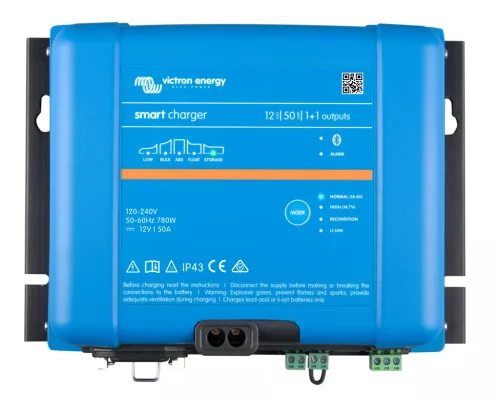 Victron Energy Smart IP43 Charger 12/50(1+1) 120-240V