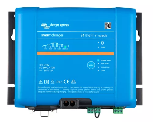 Victron Energy Smart IP43 Charger 24/16(1+1) 120-240V