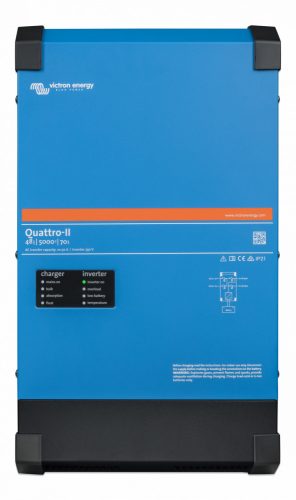 Victron Energy Quattro-II 48V 5000VA/4000W inverter beépített akkumulátortöltővel