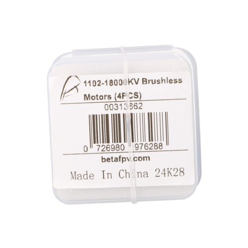 BetaFPV 1102–18000KV Drone Motor Set – High-speed brushless motor kit, 4-piece pack, 45 mm design