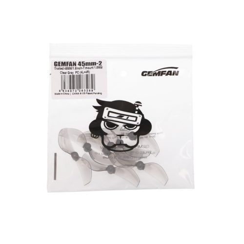 Gemfan 45mm two-blade propeller gray | Drone propeller | 8 pcs