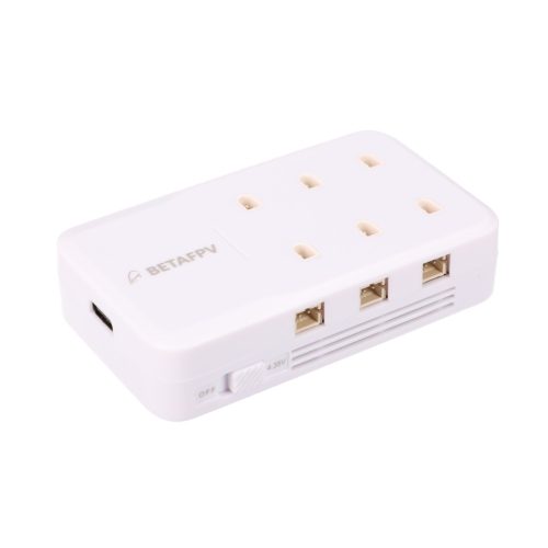 BetaFPV 6 portos 1S töltő tápegységgel drón akkumulátorokhoz