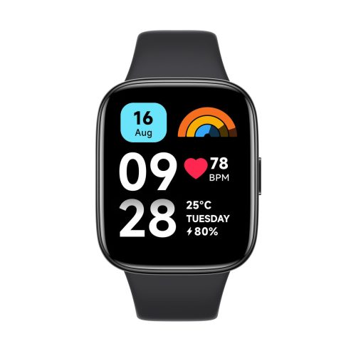 Xiaomi Redmi Watch 3 Active – smartwatch, black – Bluetooth 5.3, 5 ATM, 1.83"